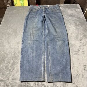 VTG Y2K Levi's 550 Relaxed Fit Jeans Men's 32x30 (31x29.5) Blue‎ Mud Wash Faded